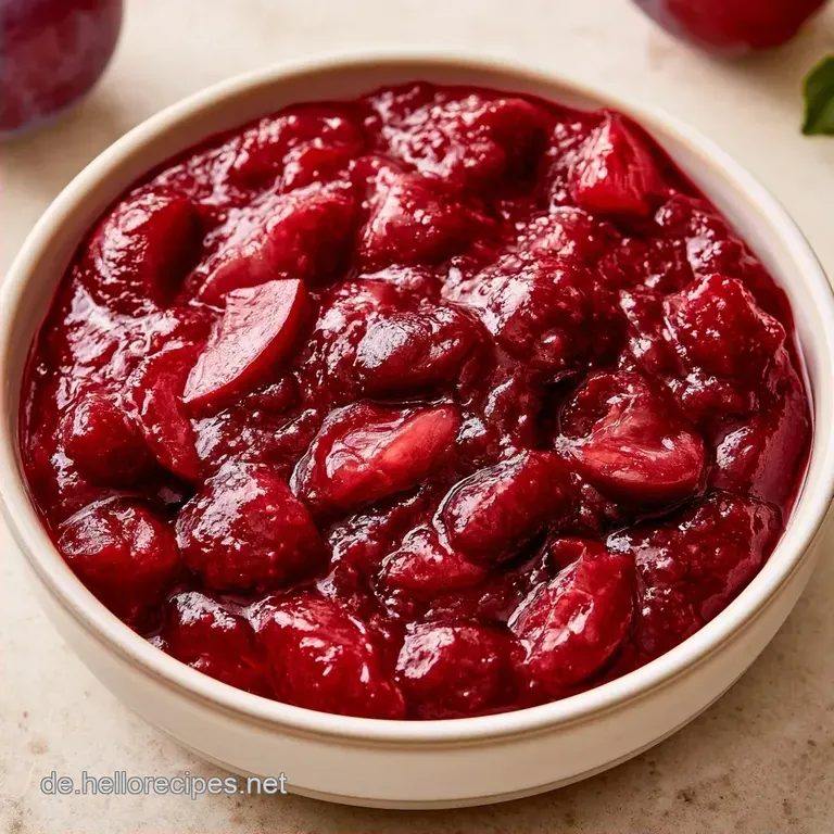 Zwetschgenmarmelade mit einer Note von Zimt