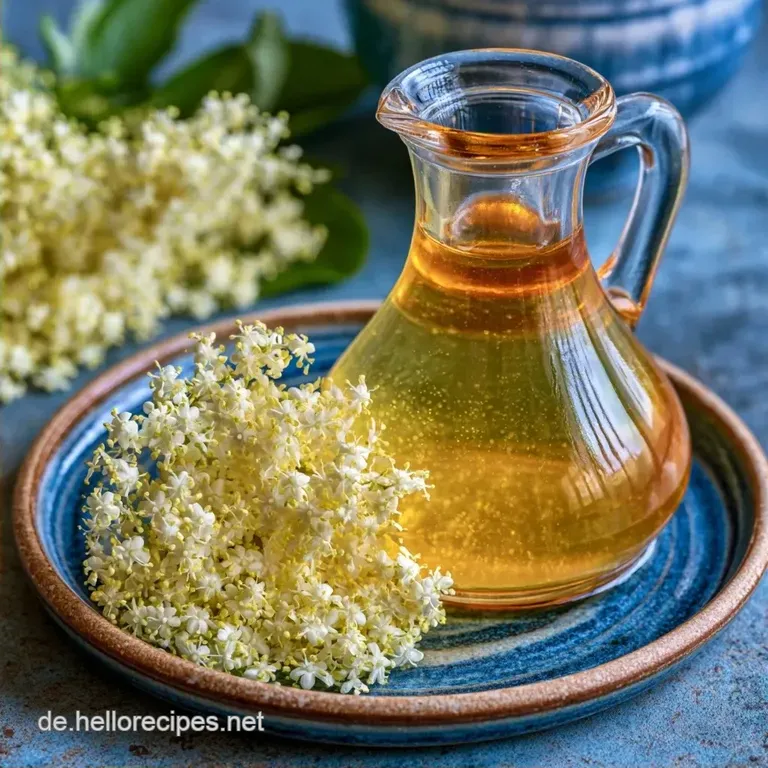 Holundersirup mit Bio-Zitronen
