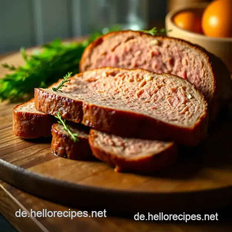 Hausgemachter Leberkäse – Einfaches Rezept zum Backen presentation