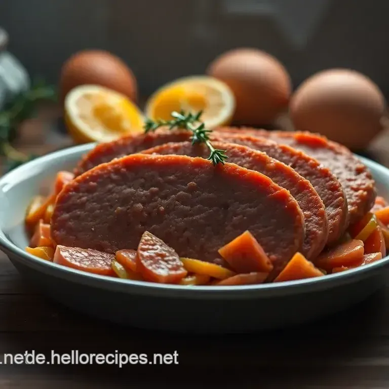 Hausgemachter Leberkäse zum Backen – Ein einfaches köstliches Rezept