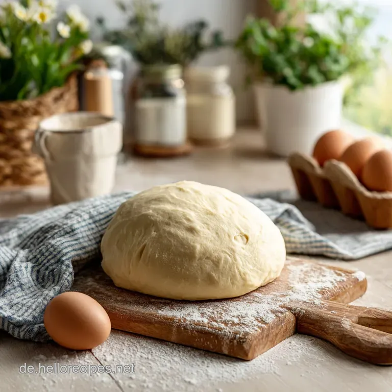 A single, perfectly golden yeast bun rests on a linen napkin, its soft texture contrasting with a rustic plate.