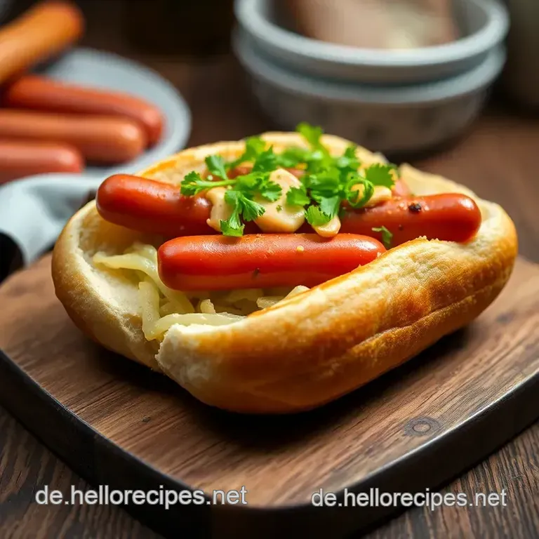 Heiße Liebe im Weckerl: Das perfekte Hot Dog Weckerl presentation