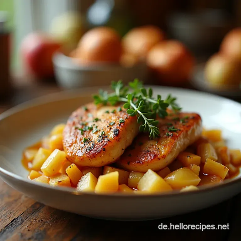 Herbstzauber Auf Dem Teller Schweinemedaillons presentation