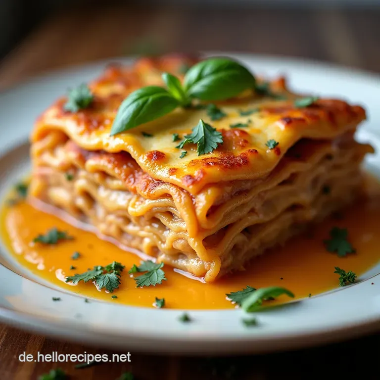 Das beste Gemselasagne Rezept mit WaldpilzRagu