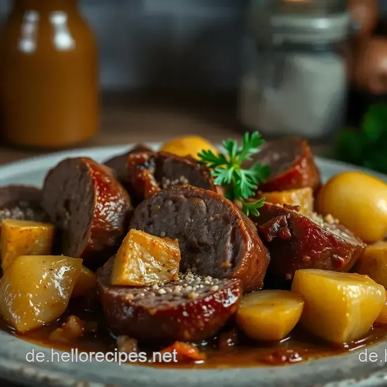 Herzhafte Rouladen mit bunt gemischtem Gemüse