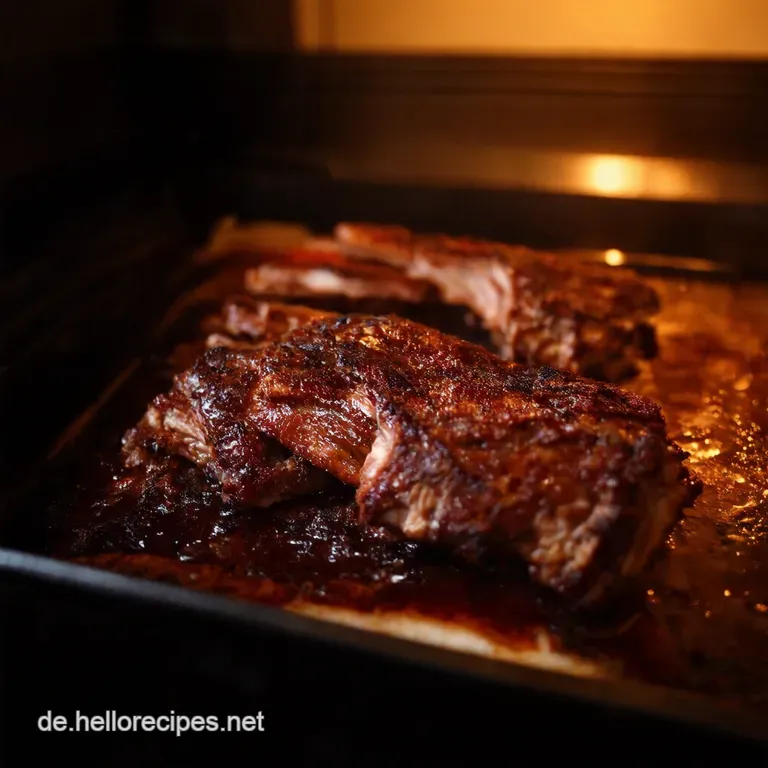 Herzhafte Spareribs Aus Dem Ofen presentation