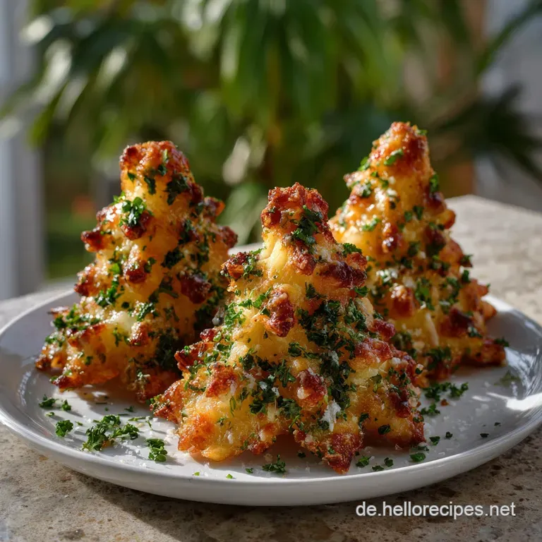 Elegant plate featuring crispy, star-shaped pastry appetizers, garnished with fresh rosemary sprigs, and a sprinkle of coa...