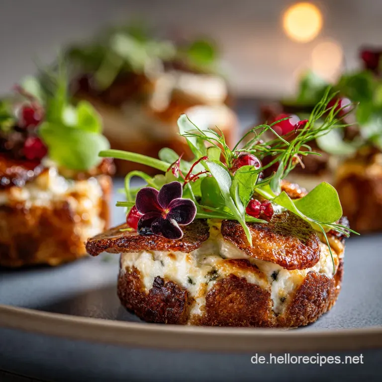 Herzhafte K&auml;sekr&auml;uterw&ouml;lkchen Die Luftigleichten Ketomuffins presentation