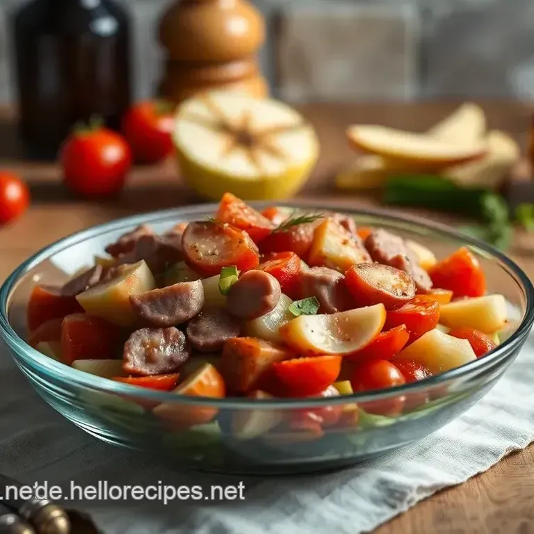 Herzhafter Wurstsalat – Ein Stück Heimat im Schüsselchen