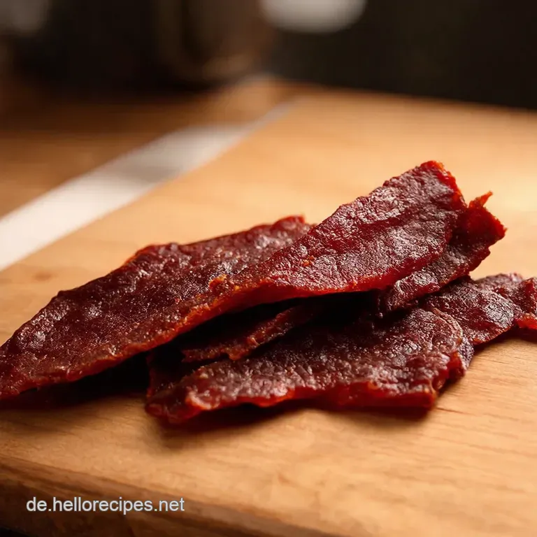 Herzhaftes Beef Jerky Aus Dem D&ouml;rrautomat presentation