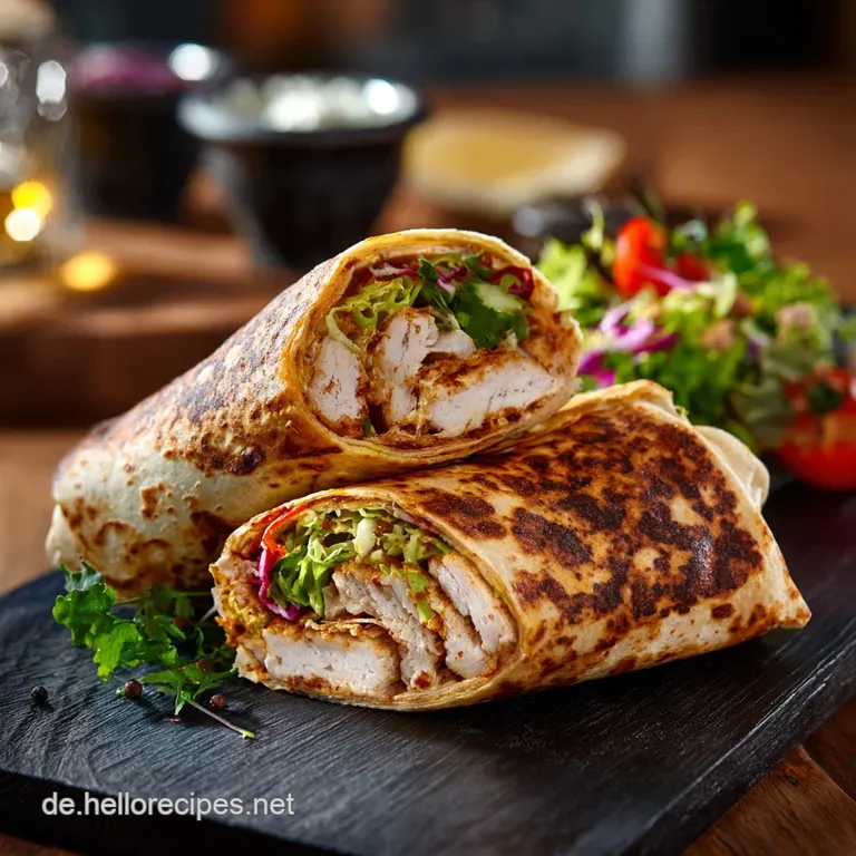 Die Fitte FeierabendRolle High Protein DönerWrap à la Chefkoch