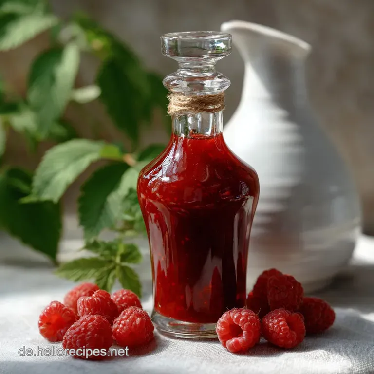 Himbeer Lik&ouml;r selber machen: Omas elegantes Rezept