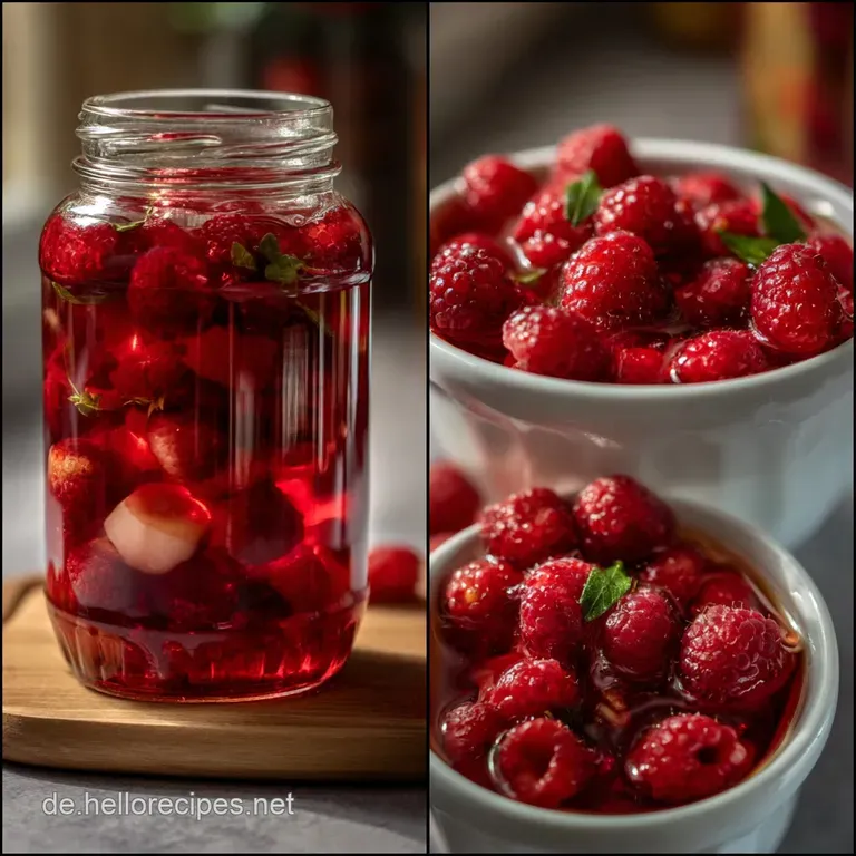 Himbeerlikr Selber Machen Fruchtig Aromatisch Blitzschnell: Das 20-Minuten-Geheimnis