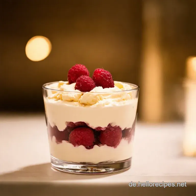 Himbeermascarpone Tr&auml;umchen Im Glas presentation