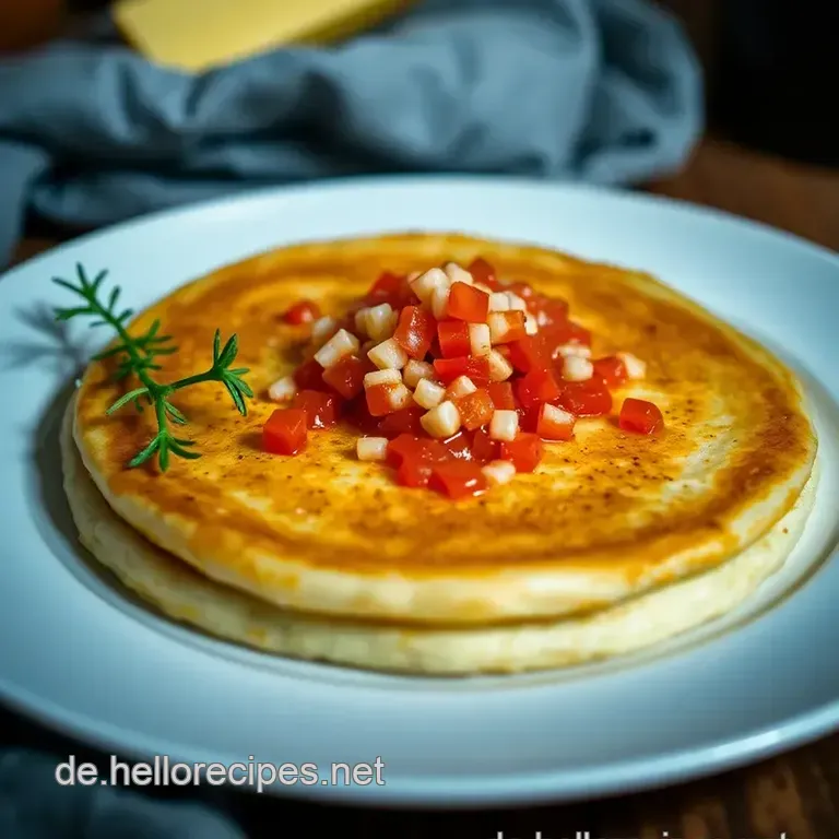 Himmlische Blini mit frischen Beilagen presentation
