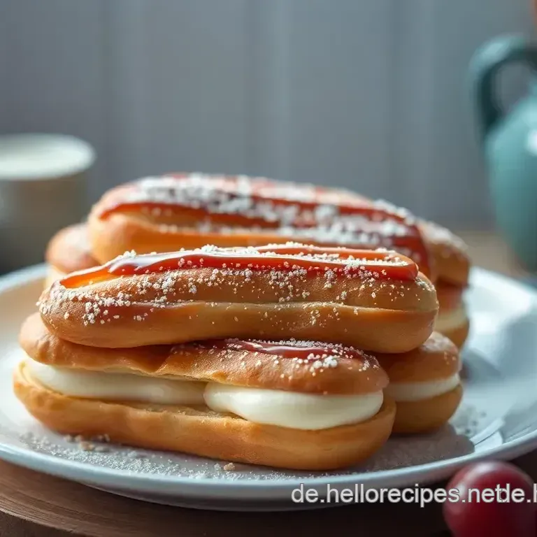 Himmlische Éclairs: Mein einfaches Rezept für köstliche Süßigkeiten