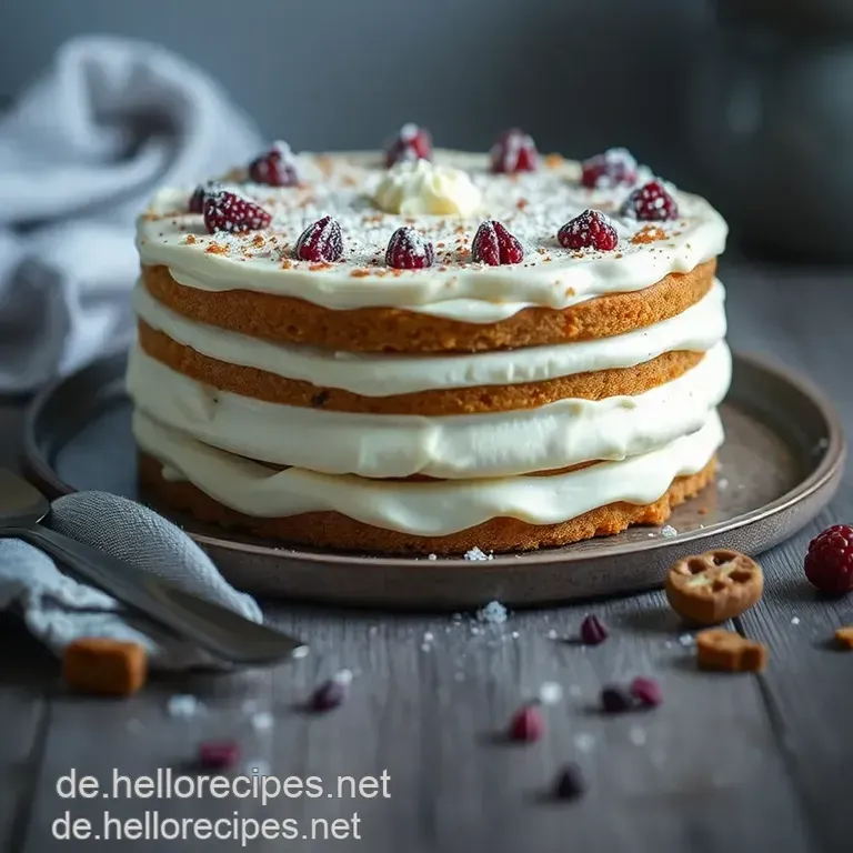 Himmlische Raffaello Torte presentation