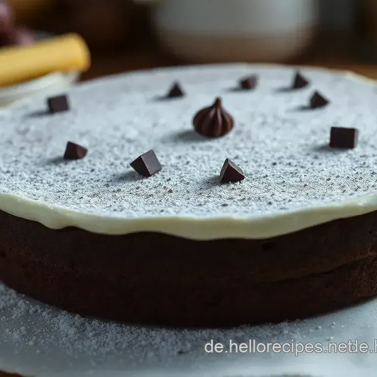 Himmlische Schokoladenkekstorte ohne Backen