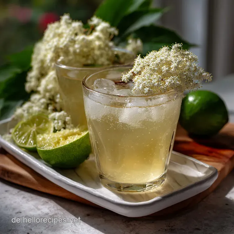 Holunderbl&uuml;tensirup Schorle Rezept Einfach Holunde: 5-Minuten-Trick