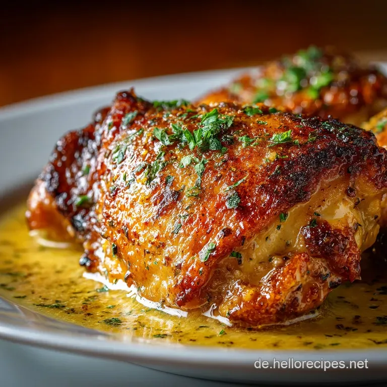HonigKnoblauchH&auml;hnchen: Goldene Kruste S&uuml;&szlig;e Seele