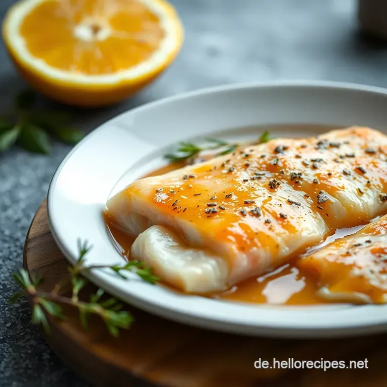 Honig-Senf Marinade für Lachs – Ein Gaumenschmaus presentation