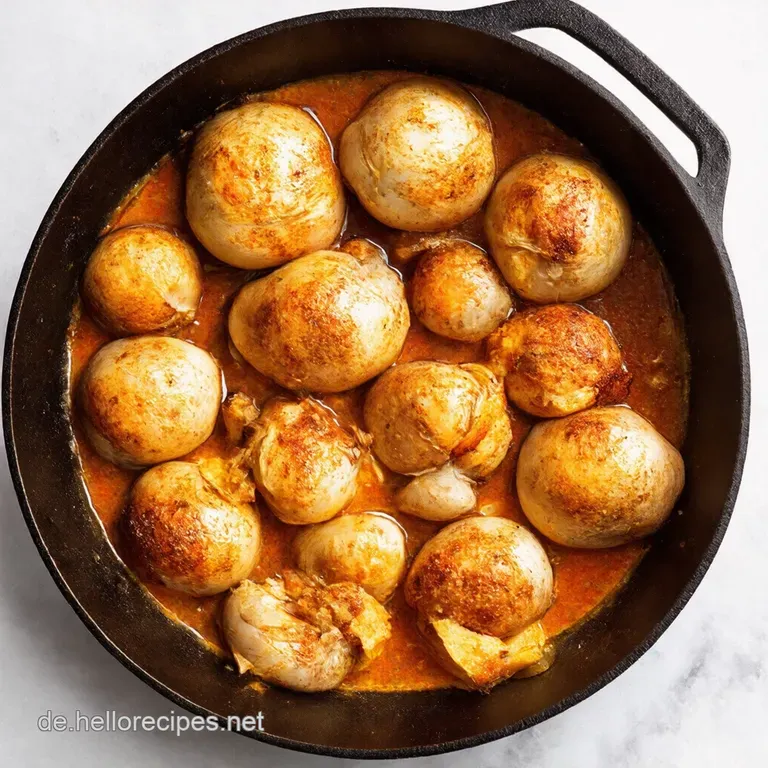 Honigs&uuml;&szlig;es Knoblauchh&auml;hnchen mit Kartoffeln aus der Ofenpfanne