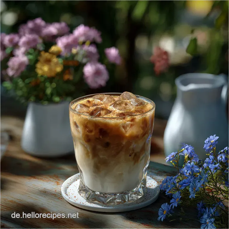 Iced Hojicha Latte Selber Machen: Rauchig & Cremig presentation