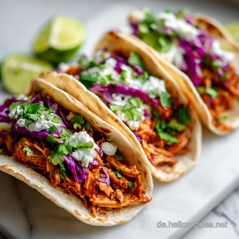 Instant Pot Chicken Tacos: Saftig und Zart