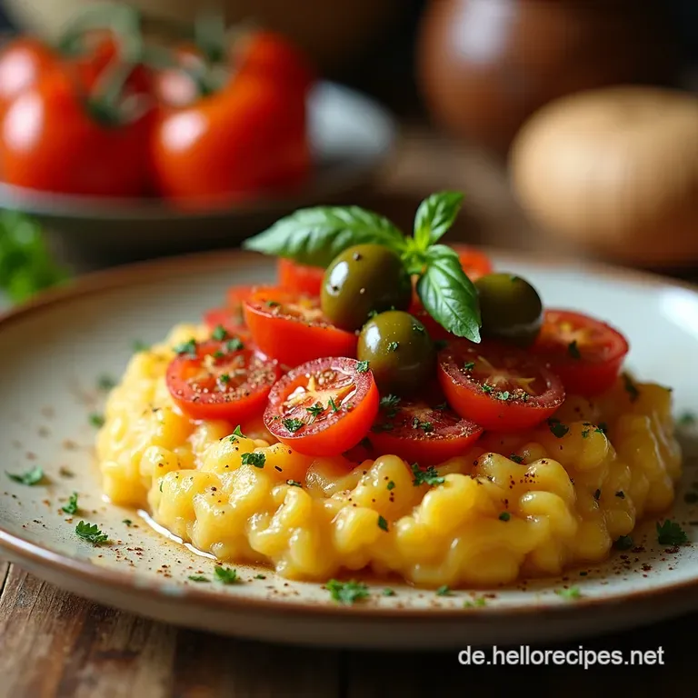 Intensives Würzöl aus gerösteten Kirschtomaten presentation