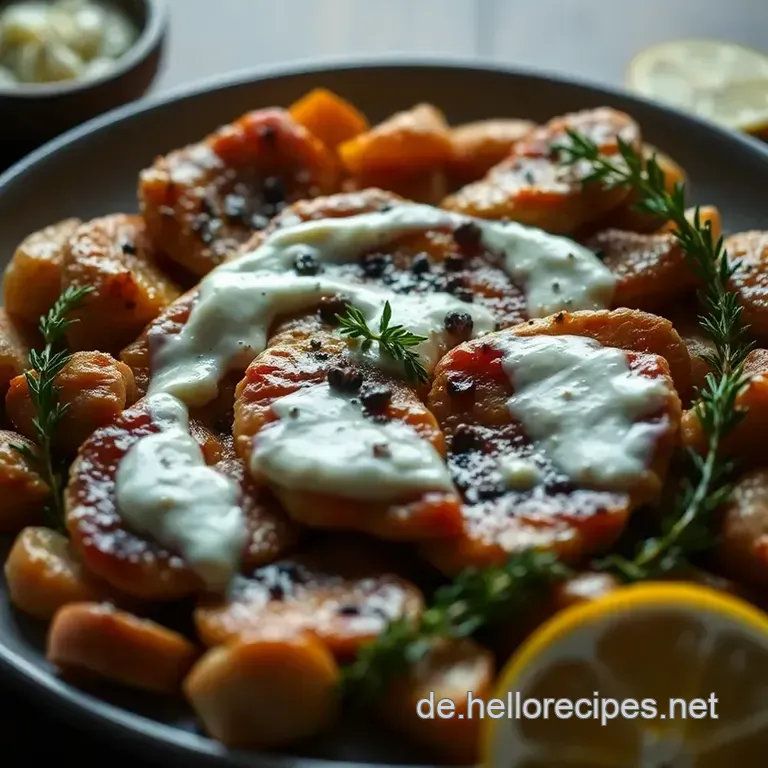 Joghurtmariniertes Hähnchen – Saftig gewürzt aus dem Orient presentation