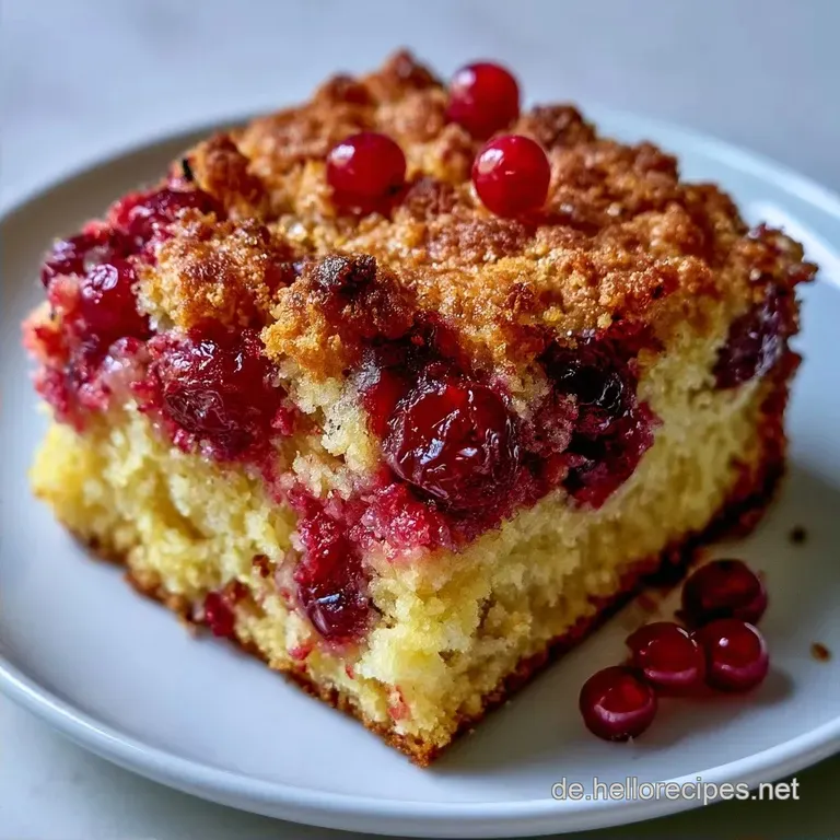 Omas Johannisbeerkuchen mit Streuseln