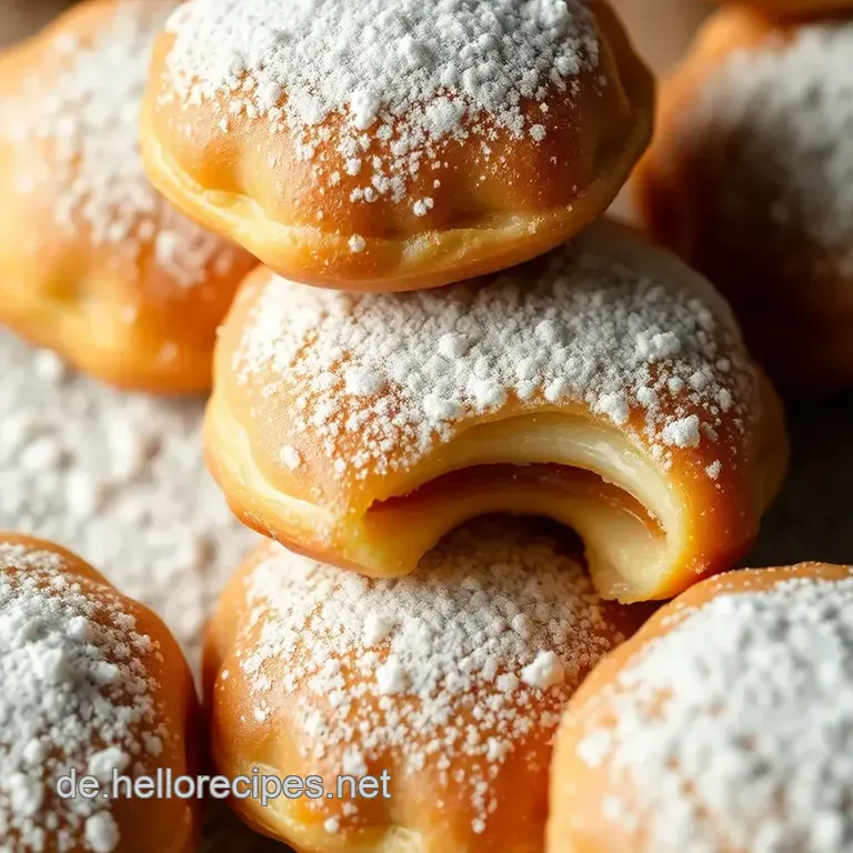 Kaffeehaus-Style Beignets presentation