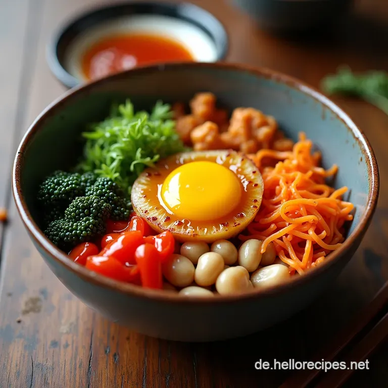 Kaiserliches Bibimbap Die beste Koreanische Reisschüssel