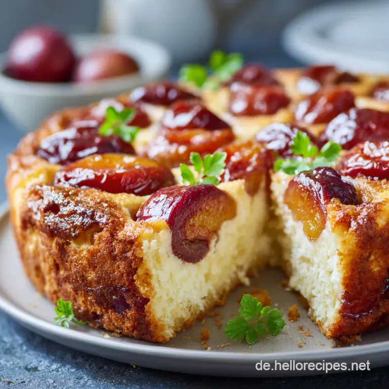 Kalorienarmer Zwetschgenkuchen Der Saftige Low Carb Quarkkuchen Vom Blech presentation
