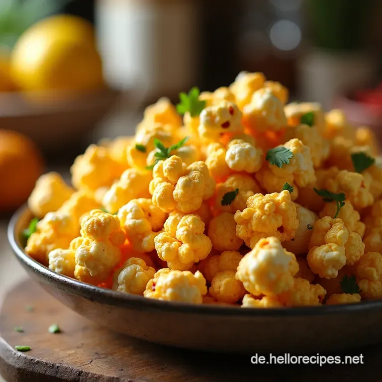 Karibisches Knistern GourmetPopcorn mit Kokosnuss und Limette presentation