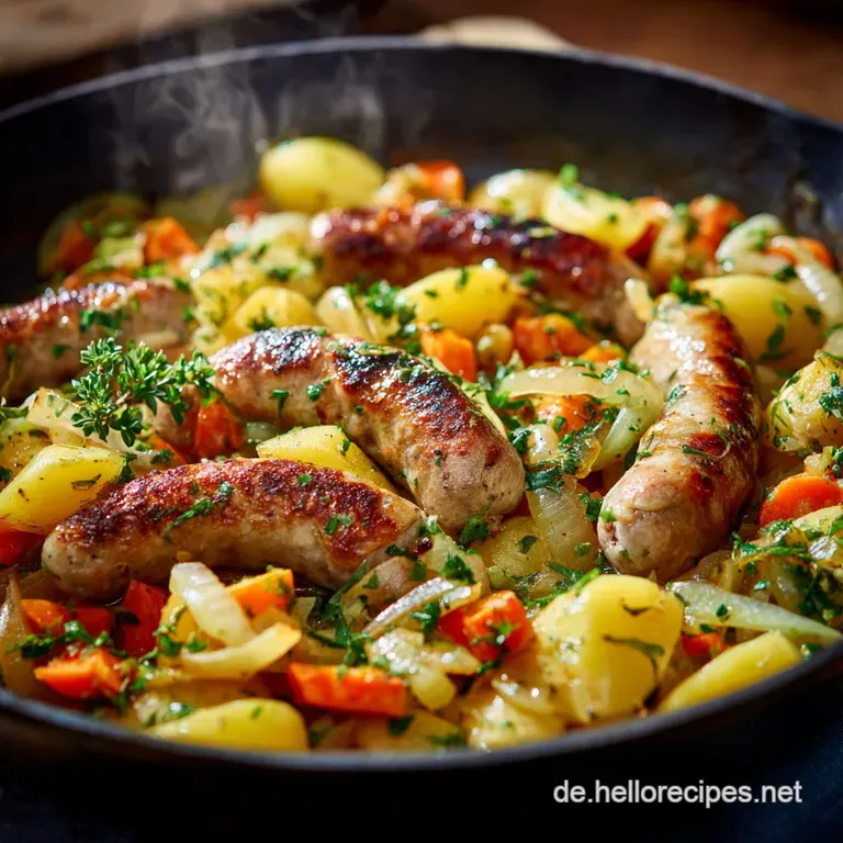 Kartoffelgem&uuml;se Eintopf Mit Bratwurst: Der Herzhafte Klassiker F&uuml;r Den Feierabend presentation