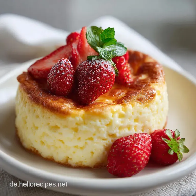 K&auml;sekuchen ohne Boden mit Puddingpulver