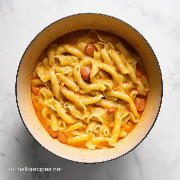 Käsespätzle mal anders OnePot WurstKäseNudeln