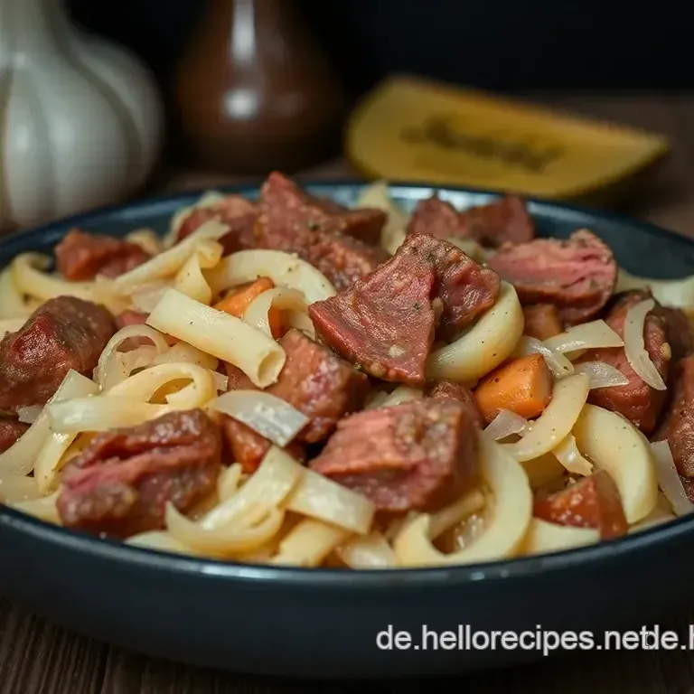 Kassler mit Sauerkraut aus dem Ofen