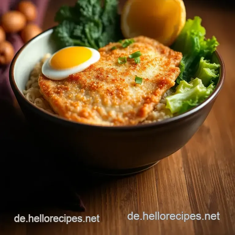 Katsudon – Japanische Schnitzel-Bowl für Genießer presentation