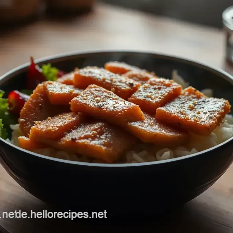 Katsudon: Mein schnelles japanisches Schnitzel-Bowl Rezept!