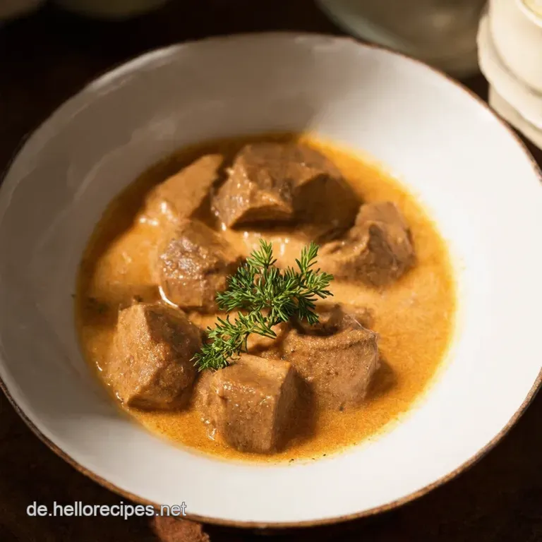 Kesselgulasch Herzhaftes Gulasch aus dem Topf