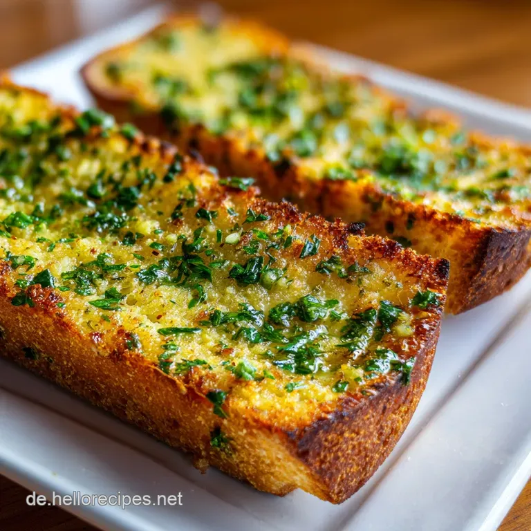 Keto Knoblauchbrot mit Mandelmehl