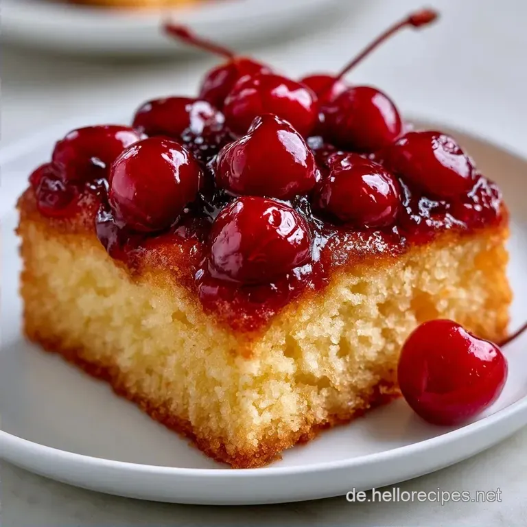 Saftiger Kirschen Blechkuchen Rezept
