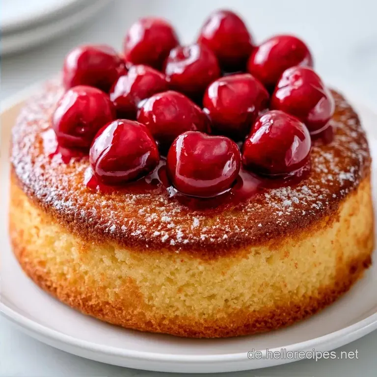 Blitz-Saftiger Kirschkuchen Mit Frischen Kirschen