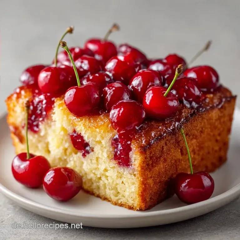 Saftiger Kirschkuchen Vom Blech: Mit Zimtstreuseln