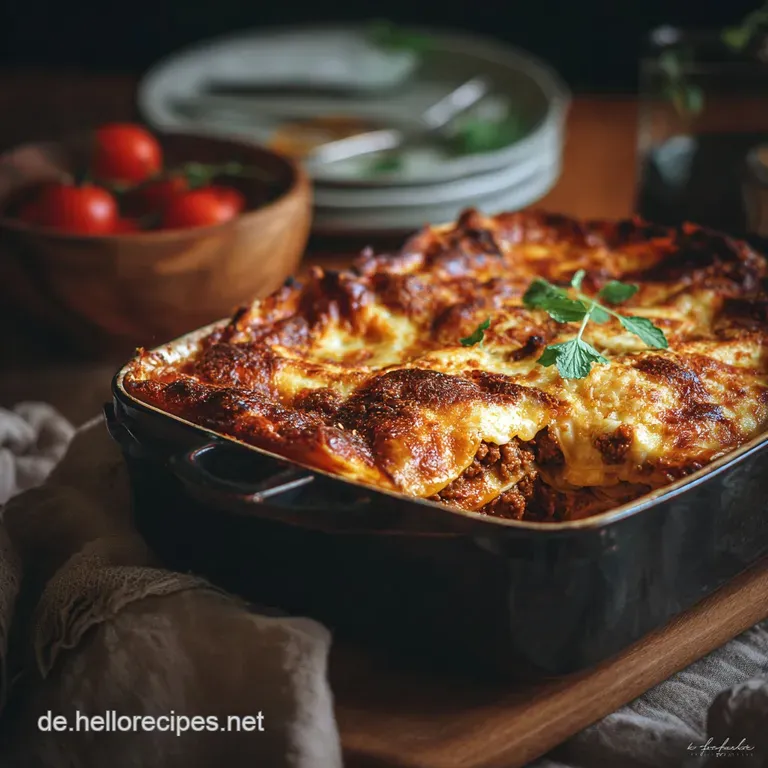 Klassische Lasagne Al Forno Das Sonntagsrezept Mit Ragu Und B&eacute;chamel presentation