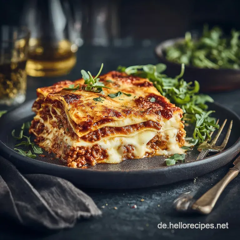 Klassische Lasagne al Forno Das Sonntagsrezept mit Ragu und Béchamel