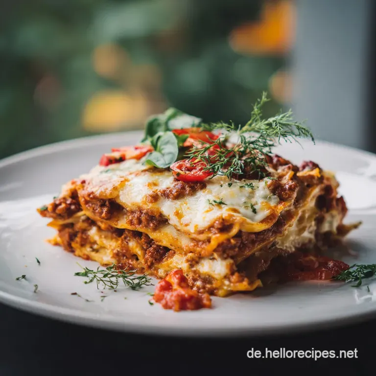 Klassische Lasagne Bolognese Rezept