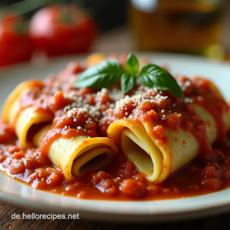 Klassische RindfleischCannelloni Das Soul Food Rezept presentation